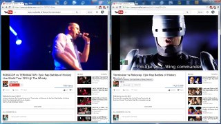 Epic Rap Battles of History Video vs Live Performance - Terminator vs Robocop