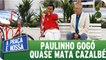 Paulinho Gogó quase mata Cazalbé de tanto rir