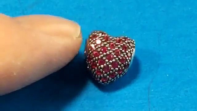 Glamulet 925 Sterling Silver Paved Crystal Heart Shape Charm Fits Pandora Chamilia Review