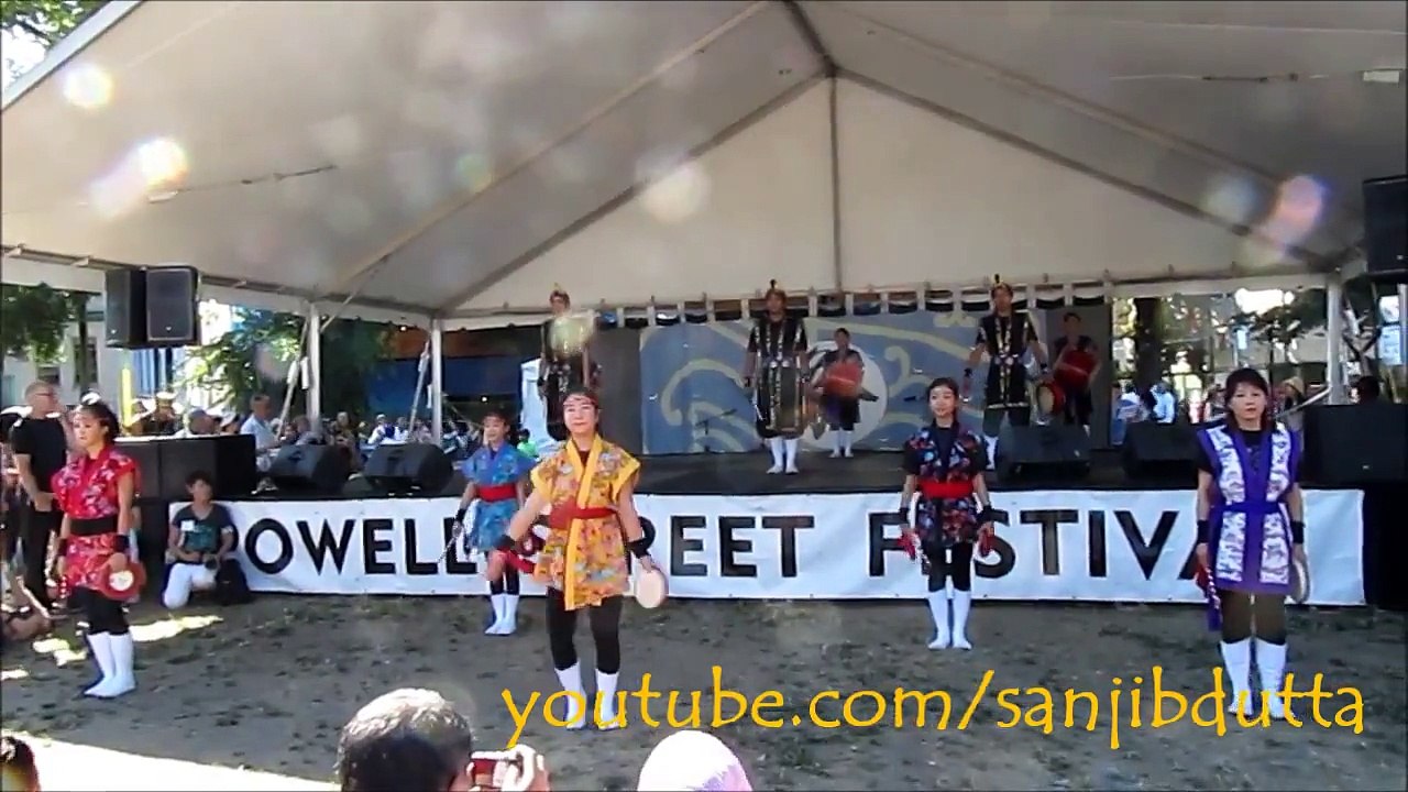 Japanese drum-dance @ 2015 Powell Street Festival