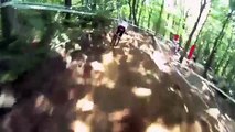 Greg Minnaar chased by Steve Peat with his HD170 Action Camera