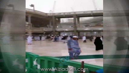 لحظة سقوط رافعة في الحرم المكي 1192015