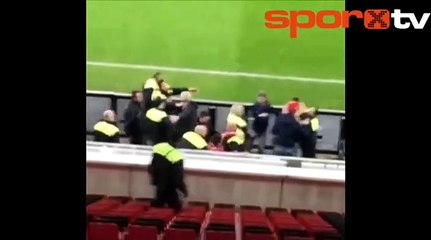 Emir Spahic tekme tokat kavga etti