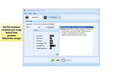 ReverbNation Promoter - Increase your ReverbNation plays