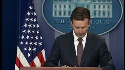 It was just another White House briefing - until Siri interrupted