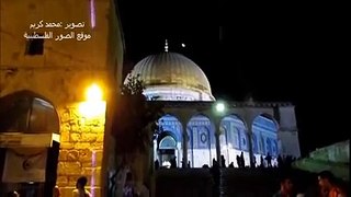 #شاهد الملائكة تتنزل في الحرم القدسي فوق قبة الصخرة المشرفة 25 رمضان
