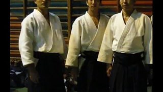 Aikido Jesus Noriega Training with Waka Sensei Mitsuteru Ueshiba.