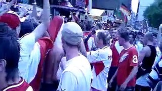 Polska-Niemcy polish celebration in Dortmund