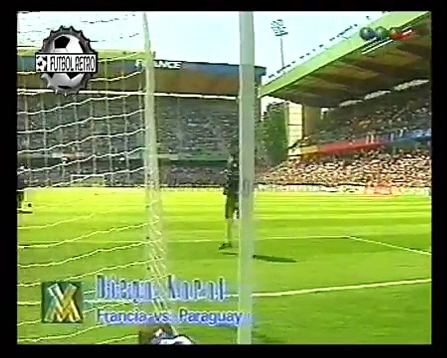 Paraguay vs Francia Mundial de  Francia 98 VideoMatch FUTBOL RETRO TV