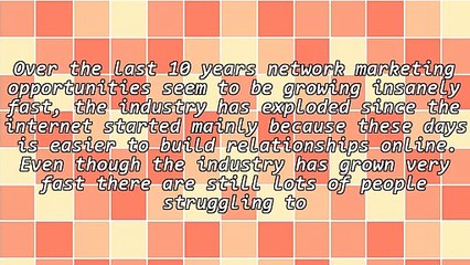 Network Marketing Secrets To Success