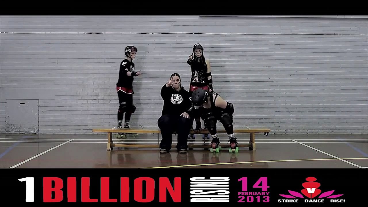 Join One Billion Rising with Plymouth City Roller Girls and Weapons of Sound!