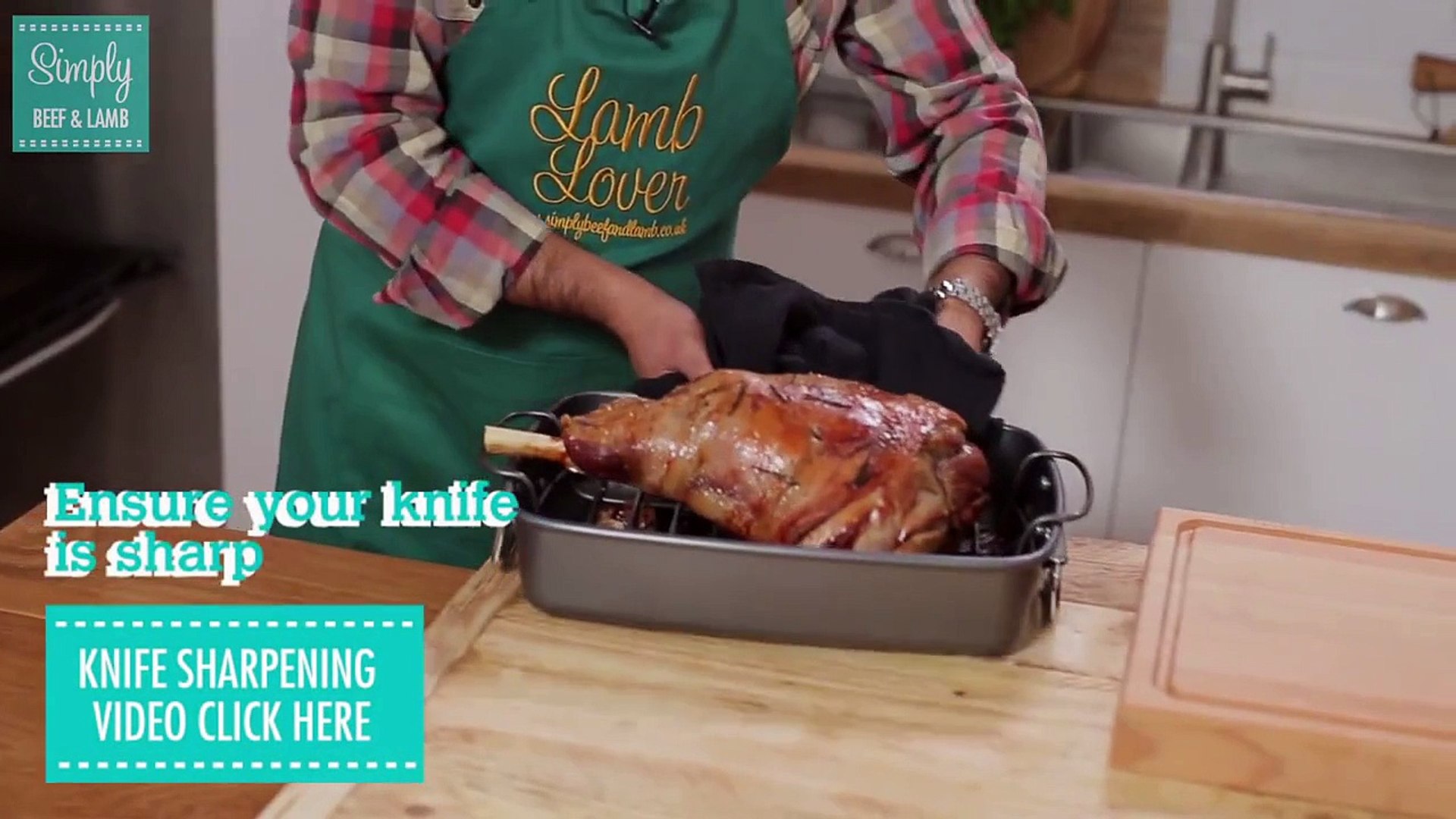 How to Carve the Perfect Leg of Lamb - Simply Beef and Lamb