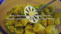 Green Banana & Sweet Potato fried balls recipe how to cook great food ital vegan