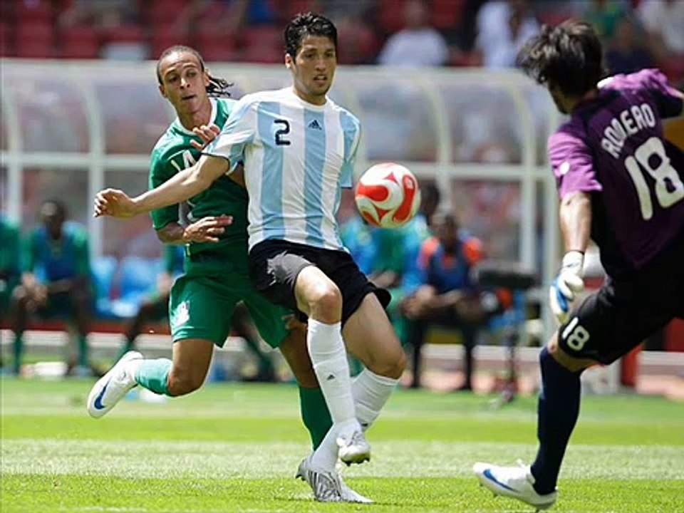 ARGENTINA 1 NIGERIA 0 FINAL MEDALLA DE ORO BEIJING 2008