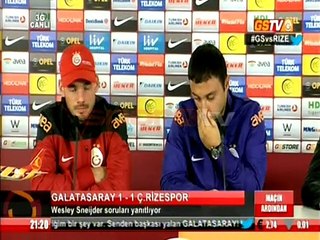 Sneijder'den Eboue ve sakatlık açıklaması