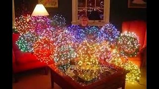 How To Make Christmas Light Balls