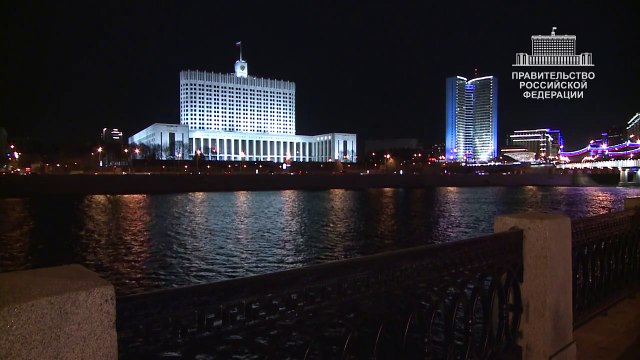 Дом Правительства без света: Час Земли-2015