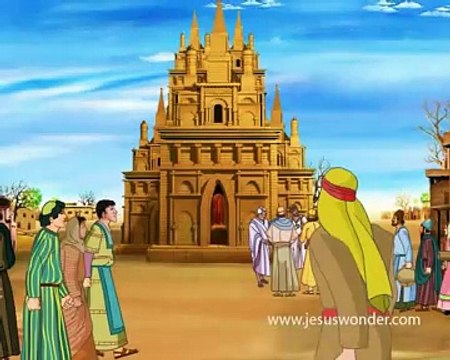 Bible stories for children - Jesus Heals a Demon Possessed Man ( Kids Cartoon Animation in German )