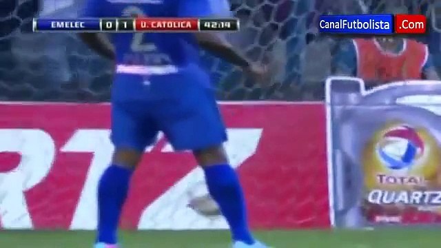 Emelec vs U Cátolica 2-3 Vuelta Copa Sudamericana 27-08-2013