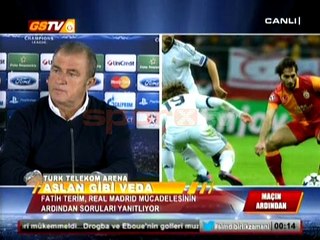 Terim: "Oyuncularımı alınlarından öpüyorum"