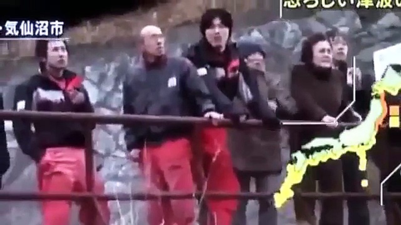 Tsunami in Japan 3.11 first person FULL raw footage