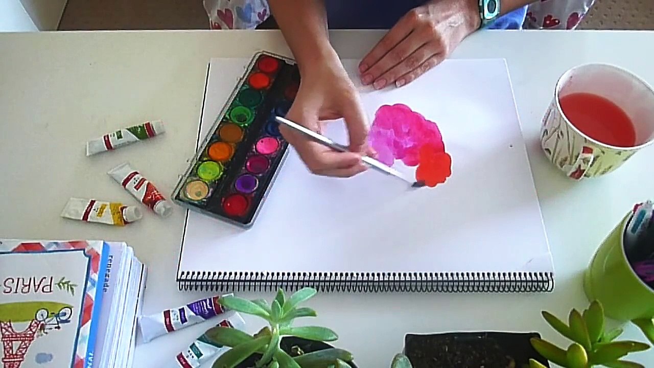 How to Create Watercolour Text Using Adobe Illustrator // Positively Meg