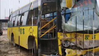 Overloaded China kindergarten bus crash kills 11   BREAKING NEWS   11 JULY 2014 HQ