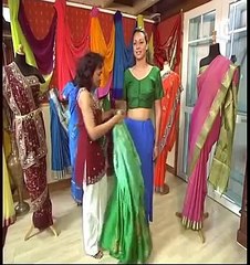 how to wear a sari comment mettre un saree