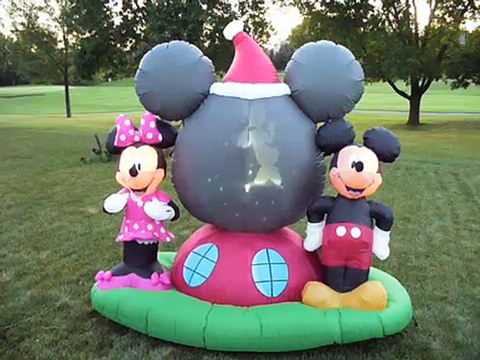 ShopChristmasInflatables.com Disney Projection Globe Airblown Inflatable