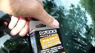 Using Quixx Scratch Remover on my G35
