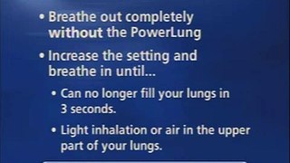 PowerLung User Guide Part 4 - Setting the Inhalation Control