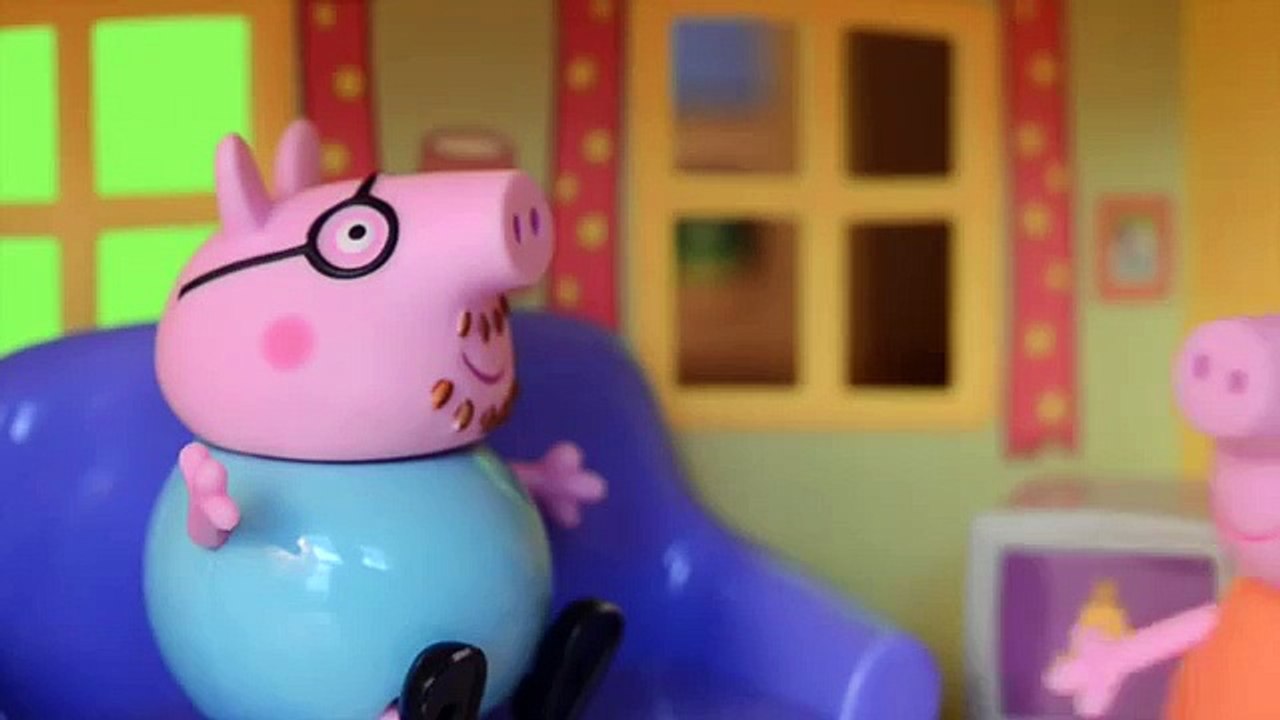 Pig George Da Familia Peppa Pig E sua Casinha Na Arvore!!! Em Portugues1