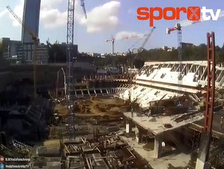 Vodafone Arena'nın hızlandırılmış inşaat görüntüleri!