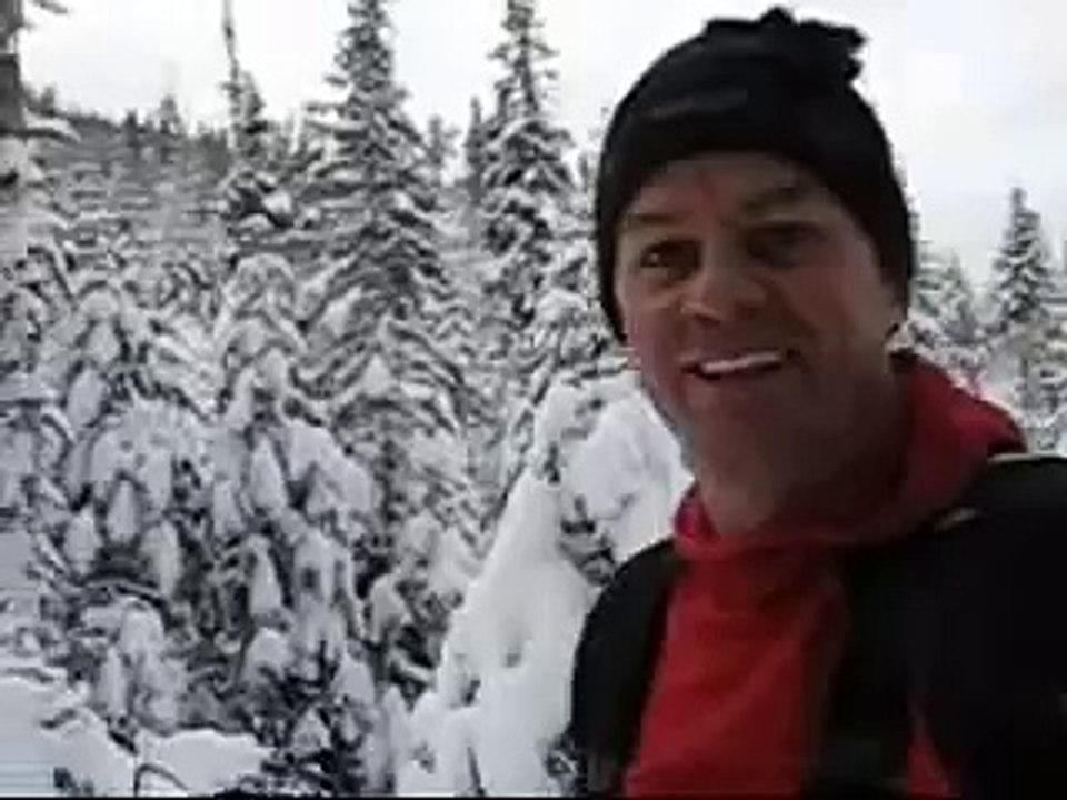 Télémark sur le ruisseau Raquette au Valinouet