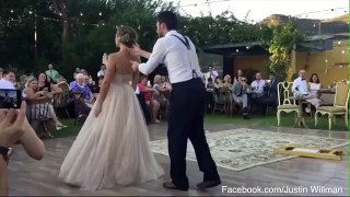 Bride puts a spell on her groom during...