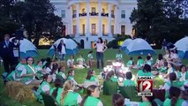 Girl Scouts evacuated from White House lawn overnight due to bad weather