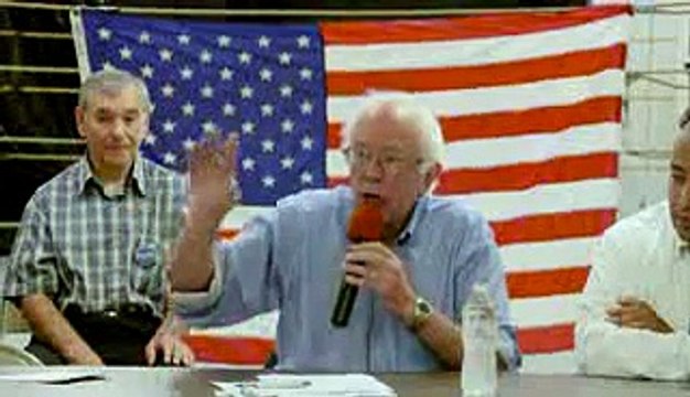 Bernie Sanders in Muscatine, Iowa at Latino Roundtable