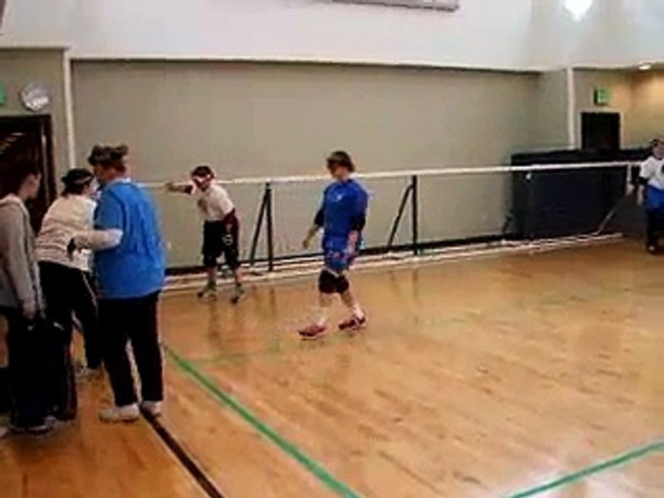 Goalball Practice in Kalamazoo, Michigan