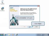 How do I uninstall ESET Smart Security or ESET NOD32 Antivirus? (4.x)
