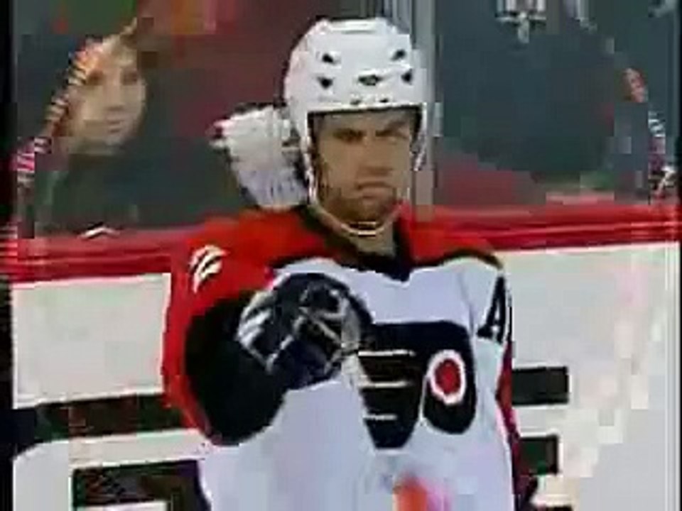 Hockey fights and hits