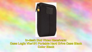Case Logic Vhs101 Portable Hard Drive Case Black Color Black