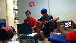 Anthony and Eric sing 
