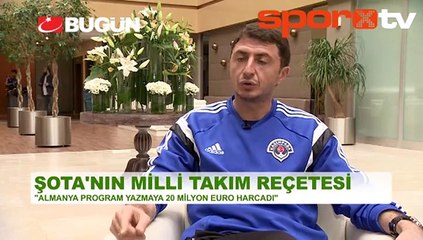 Şota: "Arda ve Emre gibi futbolcuları bulmak kolay"