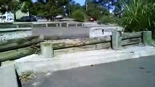 Kid breaks leg on scooter