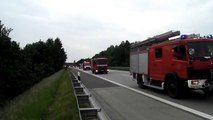 Kat-Schutz Einheit Spree-Neiße auf dem Weg zum Hochwasser nach Rathenow 09.06.2013