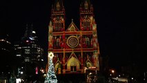 Lighting Up St Mary's Cathedral Sydney
