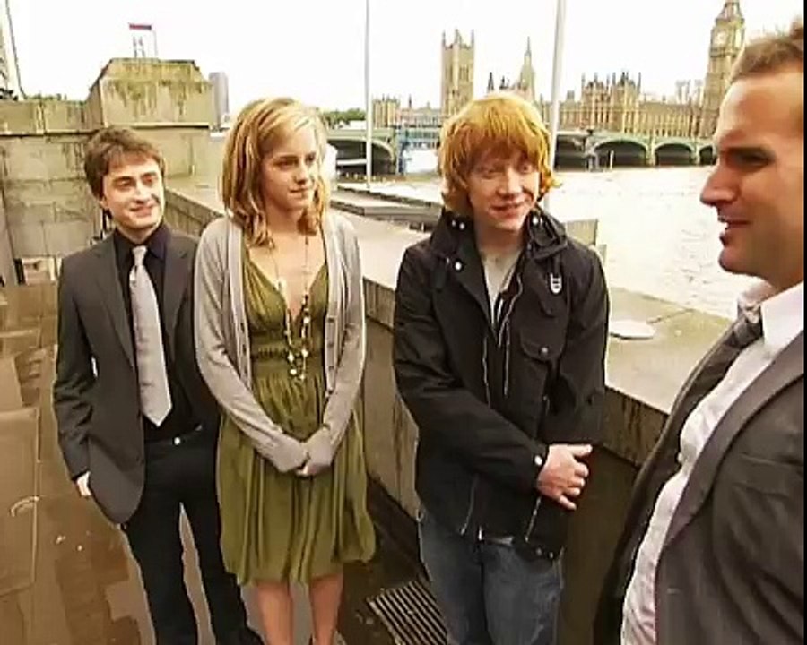 Daniel Radcliffe, Emma Watson and Rupert Grint interview on doing press