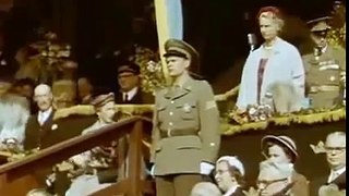 Svenska flaggans dag år 1953 - Färgfilm