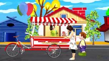 Hot Cross Buns | Cartoon Animation Rhymes & Songs For Children By KidsNurseryGardens