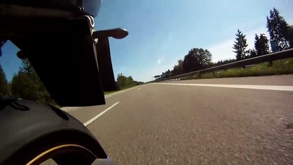 Looking backwards on the German Autobahn
